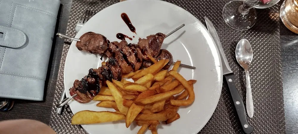 Brochettes de Cœur de Canard Sauce Orange